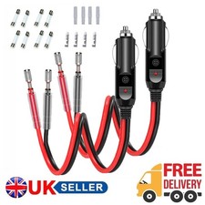 2Pcs 12 Volts 15A Male Car