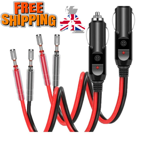 2pcs volts 15a male car - 2pcs,