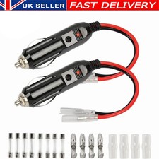 2Pack 12V 15A Fused Car