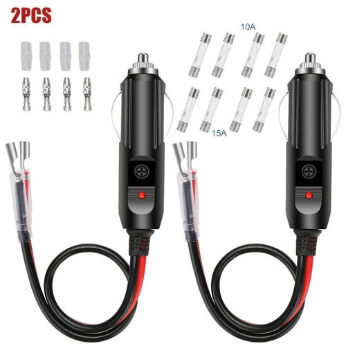 2pack 12v 15a fused - 12v, car