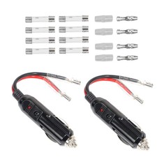 2Pack DC 12V Fused Car